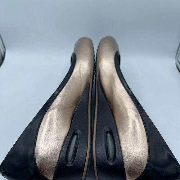 Cole Haan Air Bria Wedge Ginger MTL/Patent  Size 8.5 - Picture 4 of 9